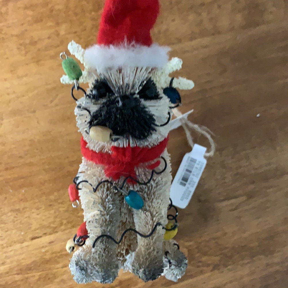 New w tags POTTERY BARN PUG ORNAMENT…. Or ***FREE - Picture 2 of 7